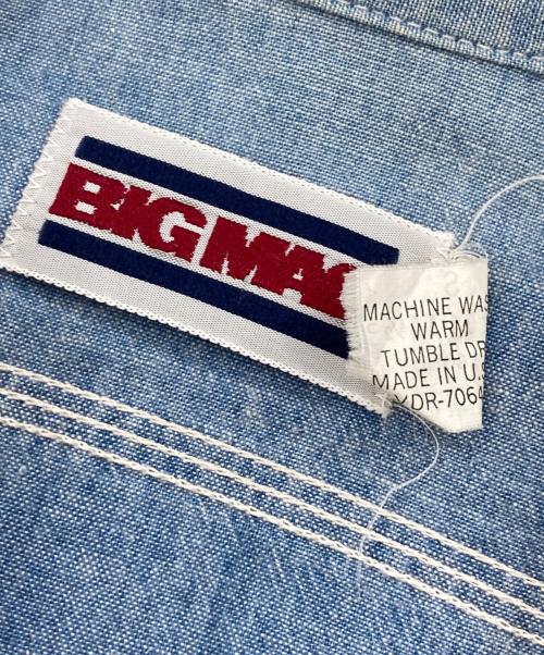 big mac（ビッグマック）BIG MAC (ビッグマック) 80’sシャンブレーシャツ ブルー サイズ:Sの古着・服飾アイテム