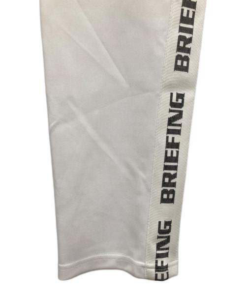 BRIEFING（ブリーフィング）BRIEFING (ブリーフィング) SIDE LOGO LINE SLIM PANTS ホワイト サイズ:Lの古着・服飾アイテム
