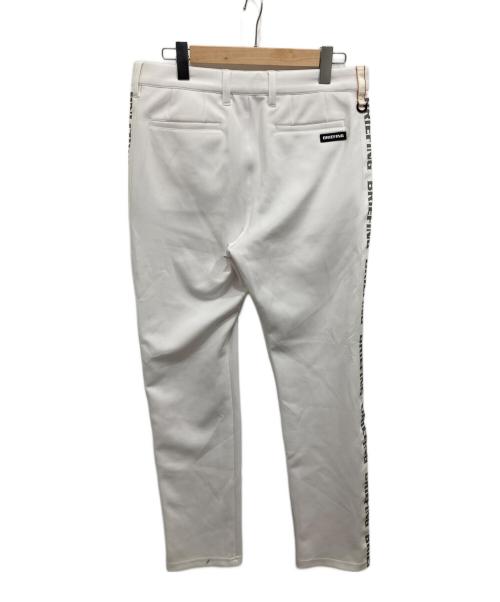 BRIEFING（ブリーフィング）BRIEFING (ブリーフィング) SIDE LOGO LINE SLIM PANTS ホワイト サイズ:Lの古着・服飾アイテム