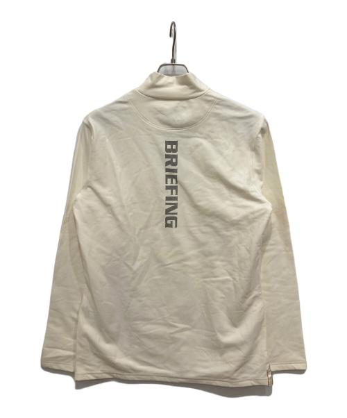 BRIEFING（ブリーフィング）BRIEFING (ブリーフィング) GOLF WARM LS HIGH NECK ホワイト サイズ:Lの古着・服飾アイテム