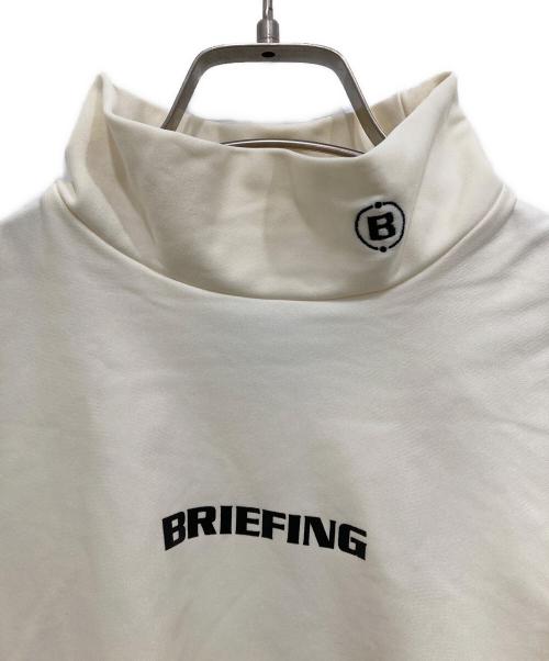 BRIEFING（ブリーフィング）BRIEFING (ブリーフィング) GOLF WARM LS HIGH NECK ホワイト サイズ:Lの古着・服飾アイテム
