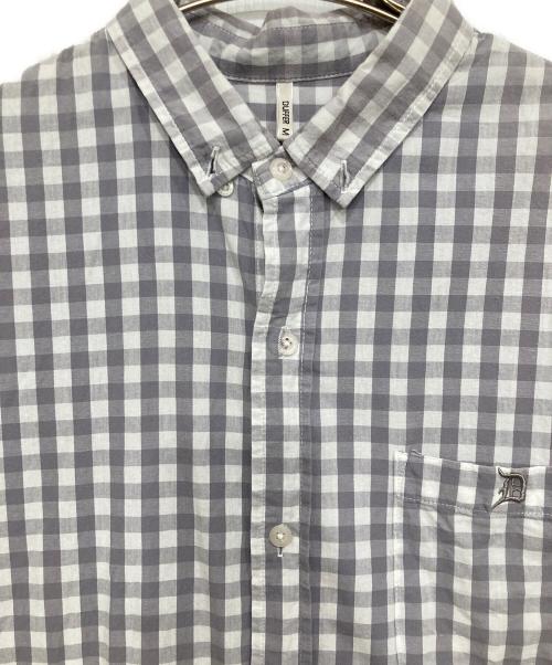 The Duffer of ST.George（ザ ダファーオブセントジョージ）The DUFFER of ST.GEORGE (ザ ダファーオブセントジョージ) 半袖チェックシャツ グレー サイズ:Mの古着・服飾アイテム
