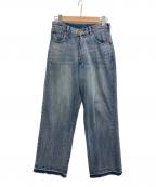 Spick and Spanスピック＆スパン）の古着「5 1/2 LOOSE-STRAIGHT DENIM」｜インディゴ