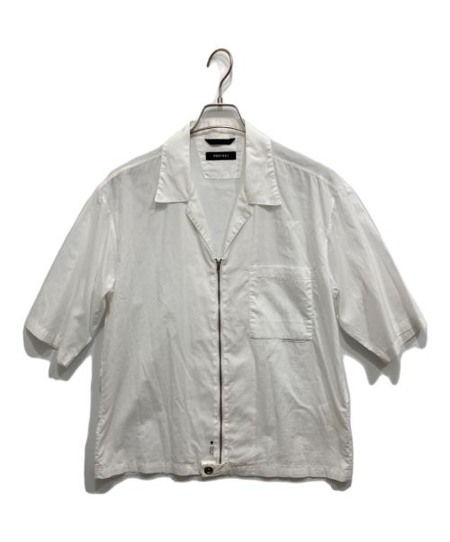 PORTVEL（ポートヴェル）PORTVEL (ポートヴェル) OPEN COLLAR SHIRT S/S/半袖シャツ ホワイト サイズ:2の古着・服飾アイテム