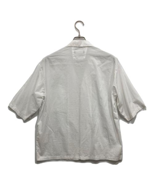 PORTVEL（ポートヴェル）PORTVEL (ポートヴェル) OPEN COLLAR SHIRT S/S/半袖シャツ ホワイト サイズ:2の古着・服飾アイテム