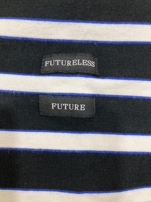 PHINGERIN（フィンガリン）PHINGERIN (フィンガリン) STROKE TEE HIDE MARIN BORDER ボーダーTシャツ ブラック サイズ:Lの古着・服飾アイテム