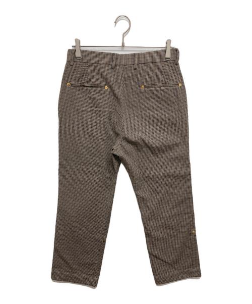ALLEGE（アレッジ）ALLEGE (アレッジ) Double-knee check pants ベージュ サイズ:2の古着・服飾アイテム