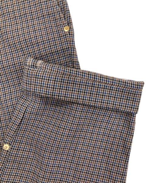 ALLEGE（アレッジ）ALLEGE (アレッジ) Double-knee check pants ベージュ サイズ:2の古着・服飾アイテム