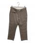 ALLEGE（アレッジ）の古着「Double-knee check pants」｜ベージュ