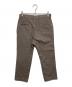 ALLEGE (アレッジ) Double-knee check pants ベージュ サイズ:2：7000円
