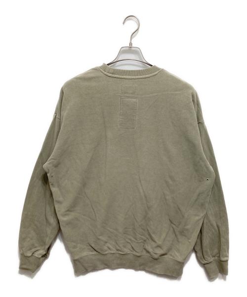 HUF（ハフ）HUF (ハフ) MASON CREWNECK FLEECE グリーン サイズ:Sの古着・服飾アイテム