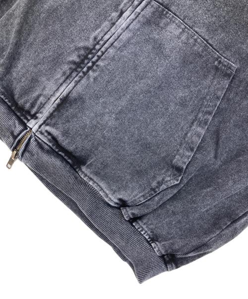HUF（ハフ）HUF (ハフ) WASHED FULL ZIP HOODIE ブラック サイズ:Sの古着・服飾アイテム