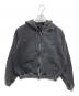 HUF（ハフ）の古着「WASHED FULL ZIP HOODIE」｜ブラック
