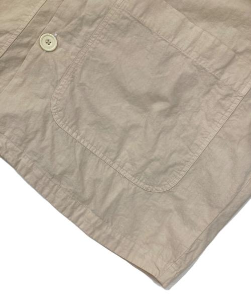 MYTHINKS（マイシンクス）mythinks (マイシンクス) オーピンカラーハーフスリーブシャツ ベージュ サイズ:Sの古着・服飾アイテム