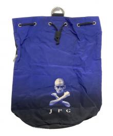Jean Paul GAULTIER（ジャンポールゴルチェ）の古着「プリントボクサーバッグ」｜ブルー