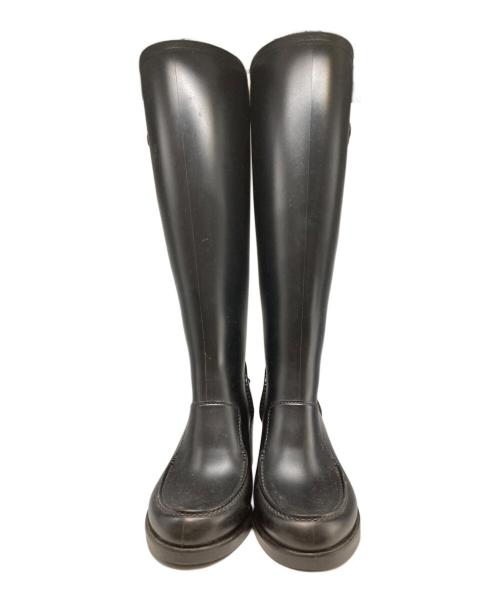 Salvatore Ferragamo（サルヴァトーレ フェラガモ）Salvatore Ferragamo (サルヴァトーレ フェラガモ) レインブーツ ブラック サイズ:SIZE7の古着・服飾アイテム