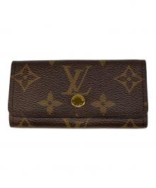 LOUIS VUITTON（ルイ ヴィトン）の古着「ミュルティクレ4 キーケース」｜ブラウン