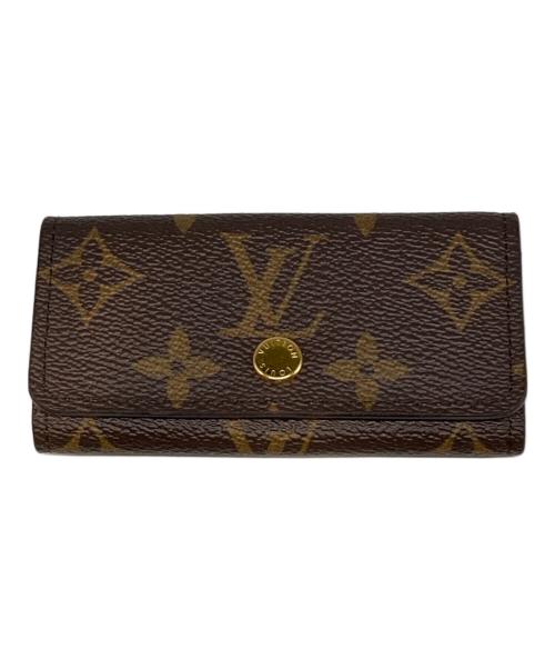 LOUIS VUITTON（ルイ ヴィトン）LOUIS VUITTON (ルイ ヴィトン) ミュルティクレ4 キーケース ブラウンの古着・服飾アイテム