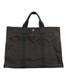HERMES（エルメス）の古着「キャンバストートバッグMM」｜グレー