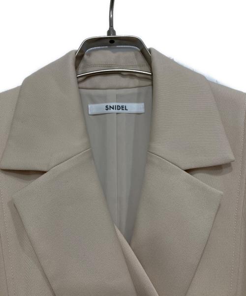 Snidel（スナイデル）Snidel (スナイデル) ノースリテーラードロングワンピース アイボリー サイズ:1 未使用品の古着・服飾アイテム