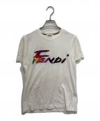 FENDIフェンディ）の古着「ブラッシュTシャツ」｜ホワイト
