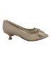 中古・古着 Le Talon (ル タロン) Buckle Ribbon pumps ベージュ サイズ:SIZE 22 1/2：6000円