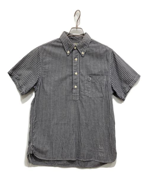 HOUSTON（ヒューストン）HOUSTON (ヒューストン) 半袖シャツ グレー サイズ:Mの古着・服飾アイテム