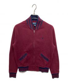 POLO RALPH LAUREN（ポロ・ラルフローレン）の古着「スウェットジャケット」｜ボルドー