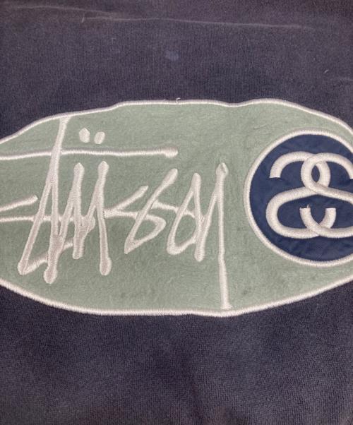 stussy（ステューシー）stussy (ステューシー) 90's ロゴ刺繍スウェット ネイビー サイズ:XLの古着・服飾アイテム
