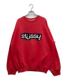 stussy（ステューシー）の古着「ロゴ刺繍スウェット」｜レッド