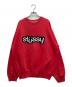 stussy（ステューシー）の古着「ロゴ刺繍スウェット」｜レッド