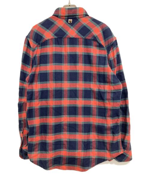 VISVIM（ビズビム）VISVIM (ビズビム) BLACK ELK FLANNEL SHIRT/チェックシャツ レッド サイズ:3の古着・服飾アイテム