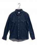 VISVIMビズビム）の古着「SS ALBACORE SHIRT」｜ブルー