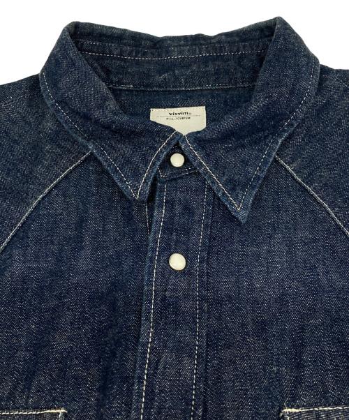 VISVIM（ビズビム）VISVIM (ビズビム) SS ALBACORE SHIRT ブルー サイズ:３の古着・服飾アイテム