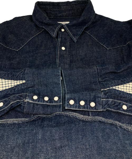 VISVIM（ビズビム）VISVIM (ビズビム) SS ALBACORE SHIRT ブルー サイズ:３の古着・服飾アイテム