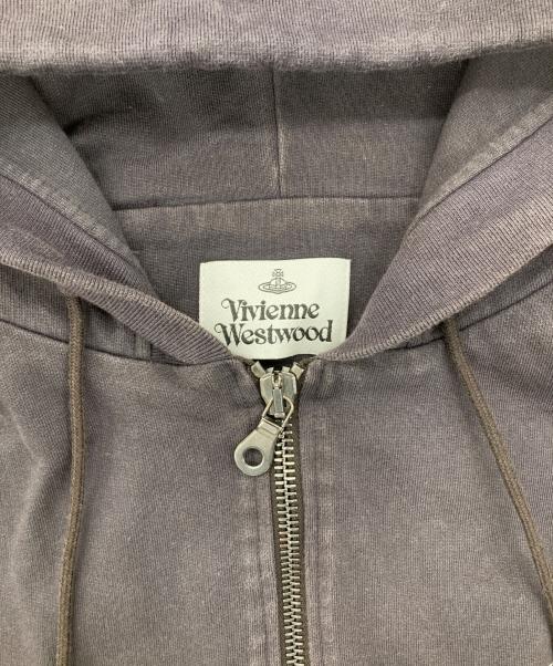 Vivienne Westwood（ヴィヴィアンウエストウッド）Vivienne Westwood (ヴィヴィアンウエストウッド) Rugged Zip Hoodie ブラック サイズ:記載なしの古着・服飾アイテム