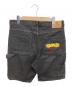 X-LARGE (エクストララージ) EMBROIDERY DENIM SHORTS ブラック サイズ:36：5000円