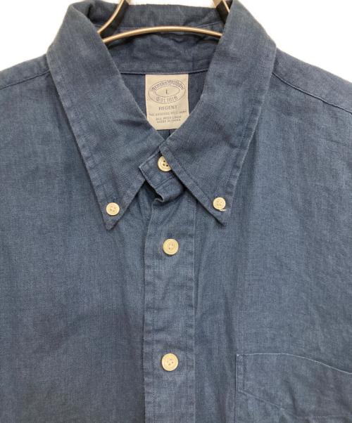 BROOKS BROTHERS（ブルックスブラザーズ）BROOKS BROTHERS (ブルックスブラザーズ) 半袖シャツ ブルー サイズ:Lの古着・服飾アイテム