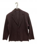 HOMME PLISSE ISSEY MIYAKEオム プリッセ イッセイ ミヤケ）の古着「TAILORED PLEATS 2/プリーツジャケット」｜ブラウン