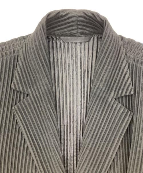 HOMME PLISSE ISSEY MIYAKE（オム プリッセ イッセイ ミヤケ）HOMME PLISSE ISSEY MIYAKE (オム プリッセ イッセイ ミヤケ) BASICS/プリーツテーラードジャケット ブラック サイズ:3の古着・服飾アイテム