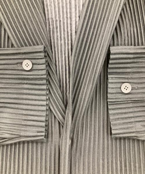 HOMME PLISSE ISSEY MIYAKE（オム プリッセ イッセイ ミヤケ）HOMME PLISSE ISSEY MIYAKE (オム プリッセ イッセイ ミヤケ) BASICS/プリーツテーラードジャケット ブラック サイズ:3の古着・服飾アイテム