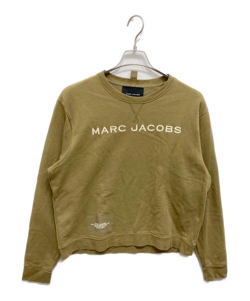 MARC JACOBS（マークジェイコブス）MARC JACOBS (マークジェイコブス) 前Vロゴ刺繍スウェット カーキ サイズ:Lの古着・服飾アイテム