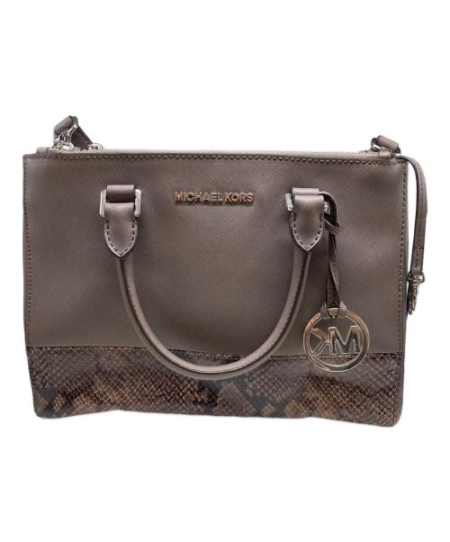 MICHAEL KORS（マイケルコース）MICHAEL KORS (マイケル・コース) 2WAYバッグ チャコールグレーの古着・服飾アイテム