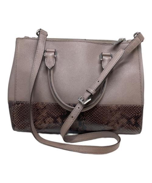 MICHAEL KORS（マイケルコース）MICHAEL KORS (マイケル・コース) 2WAYバッグ チャコールグレーの古着・服飾アイテム