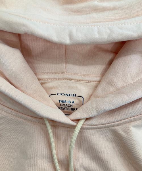 COACH（コーチ）COACH (コーチ) エッセンシャル フーディー オレンジ サイズ:XSの古着・服飾アイテム