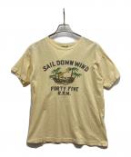 45rpm&フォーティファイブアールピーエムアンド）の古着「プリントTシャツ」｜イエロー
