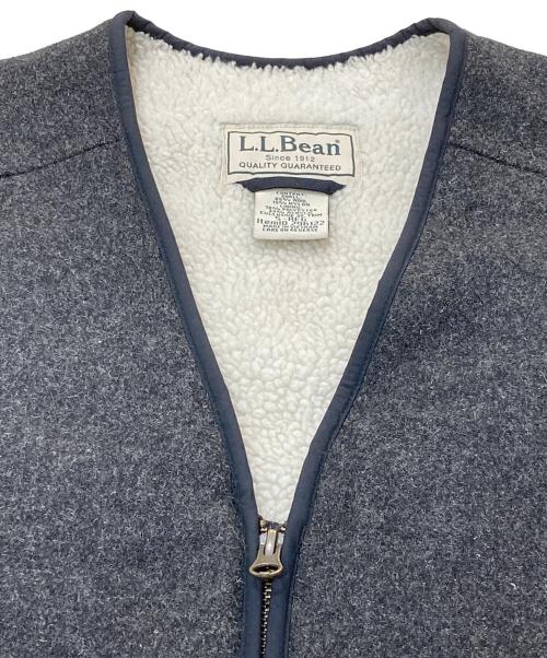 L.L.Bean（エルエルビーン）L.L.Bean (エルエルビーン) 裏ボアウールベスト グレー サイズ:Sの古着・服飾アイテム