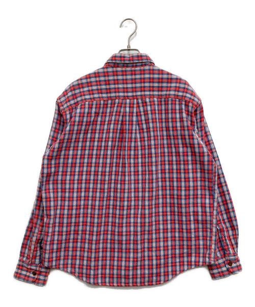 J.CREW（ジェイクルー）J.CREW (ジェイクルー) 90's ネルシャツ ブルー×レッド サイズ:Mの古着・服飾アイテム