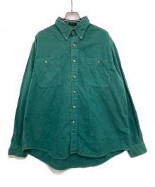Eddie Bauer（エディーバウアー）の古着「シャモアクロスシャツ」｜グリーン