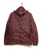 DIESEL Black Goldディーゼル ブラック ゴールド）の古着「ナイロンパーカー」｜レッド